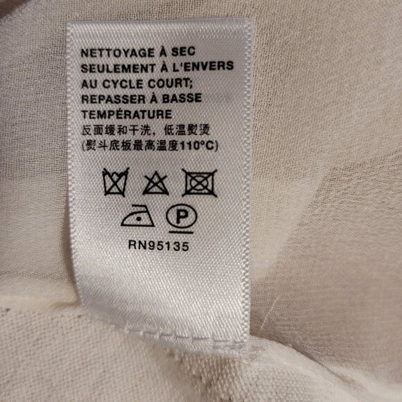 Lafayette 148 Ivory Silk Blend Duster Cardigan - Picture 5 of 8